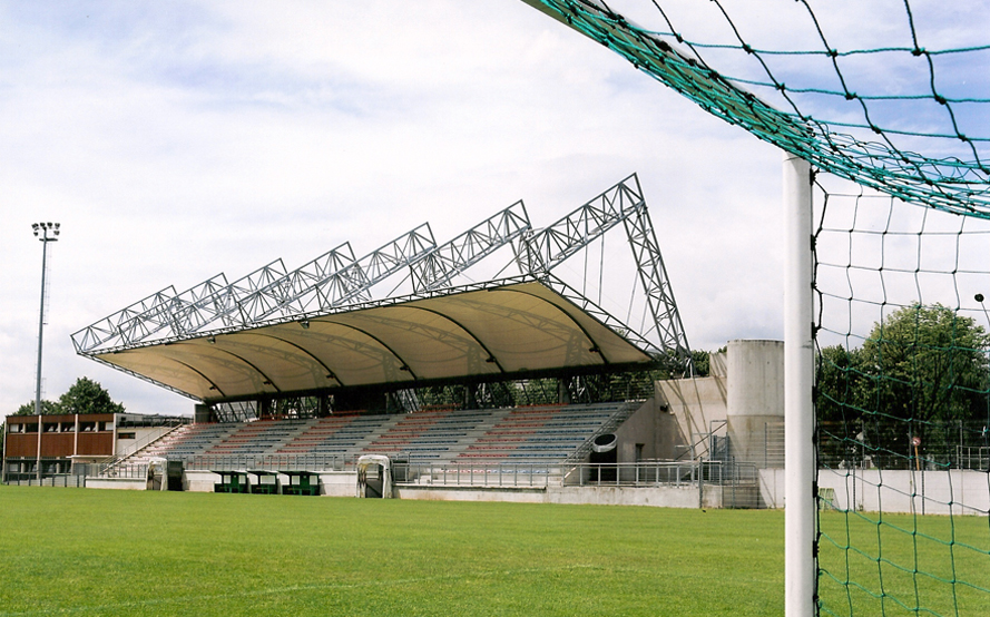 stade de football ou de rugby couverture de tribune-ETFE terrain de tennis